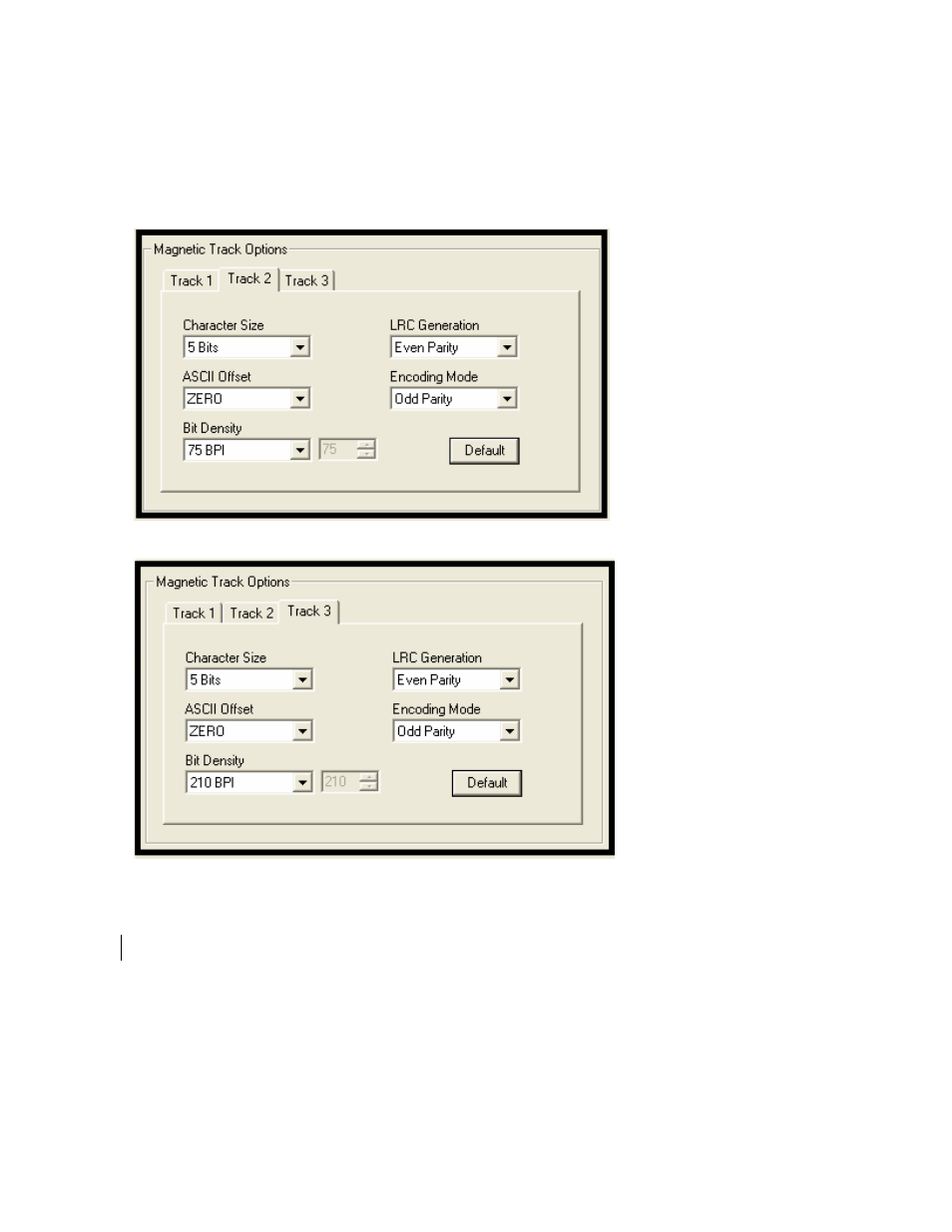 Reviewing the magnetic track options | FARGO electronic HDPii User Manual | Page 255 / 373