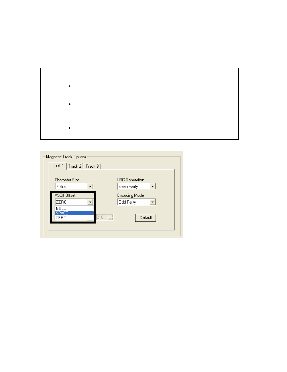 Using the ascii offset dropdown list, Using the ascii offset dropdown list -72 | FARGO electronic HDPii User Manual | Page 259 / 373