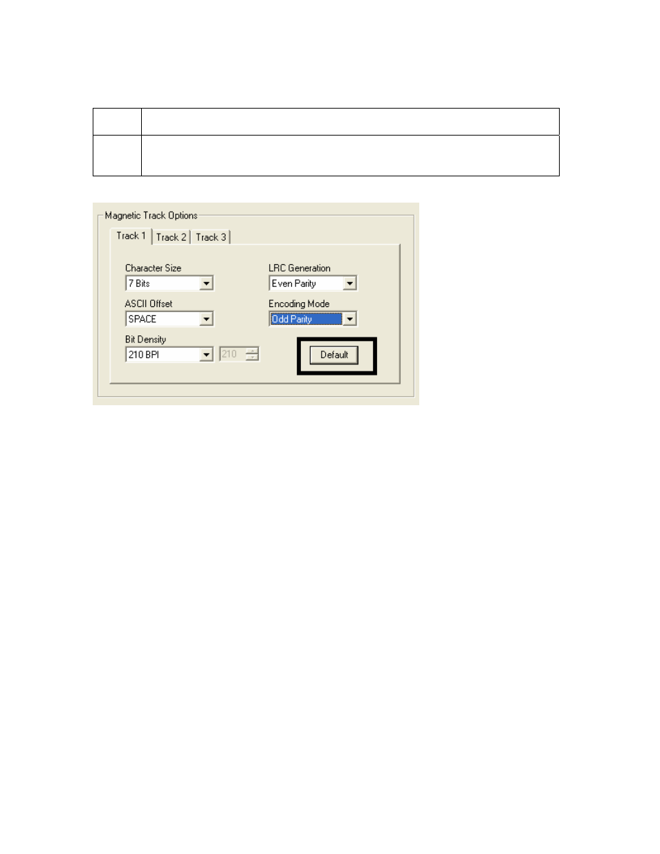 Using the default button (image transfer tab), Using the default button (image transfer tab) -80 | FARGO electronic HDPii User Manual | Page 267 / 373