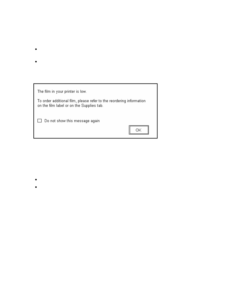 Using the film low message, Using the film low message -20 | FARGO electronic HDPii User Manual | Page 301 / 373