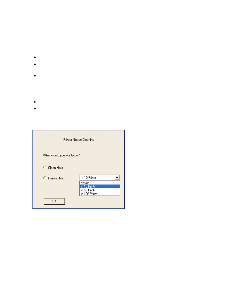 Using the clean printer group box, Using the clean printer group box -25 | FARGO electronic HDPii User Manual | Page 306 / 373