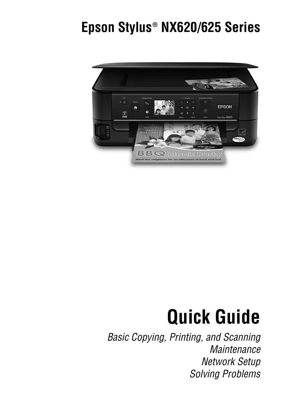 FARGO electronic STYLUS NX625 User Manual | 60 pages