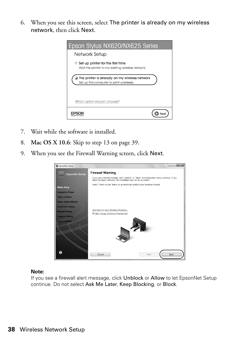 FARGO electronic STYLUS NX625 User Manual | Page 38 / 60