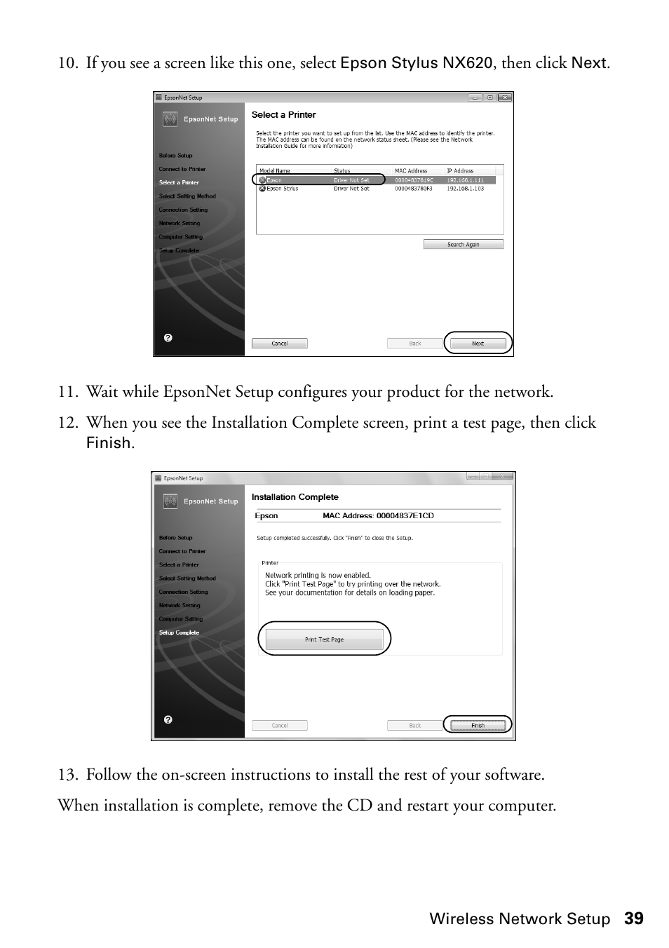 FARGO electronic STYLUS NX625 User Manual | Page 39 / 60