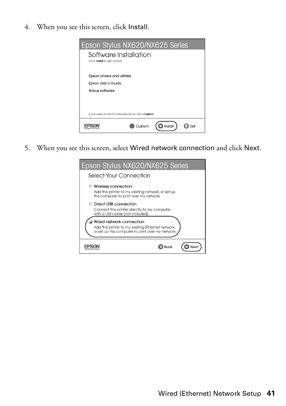 FARGO electronic STYLUS NX625 User Manual | Page 41 / 60