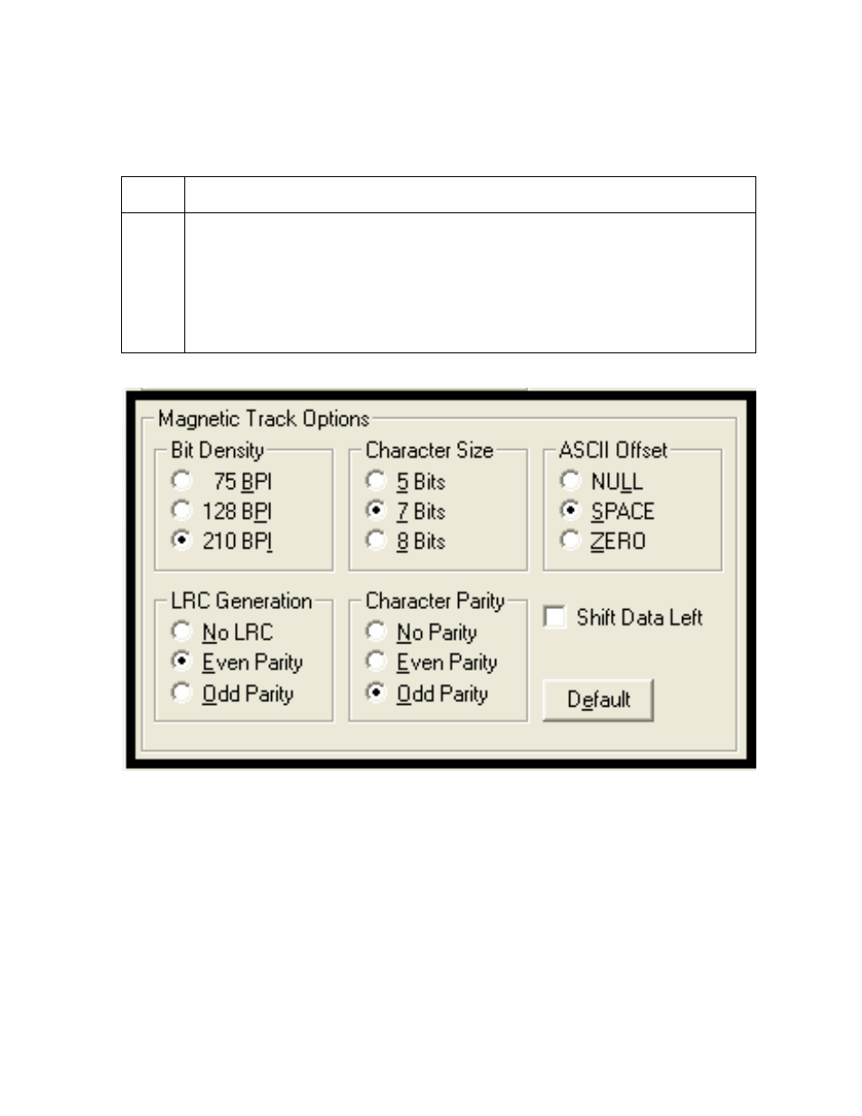 Using the bit density radio buttons -41, Using the bit density radio buttons | FARGO electronic C30 User Manual | Page 148 / 298