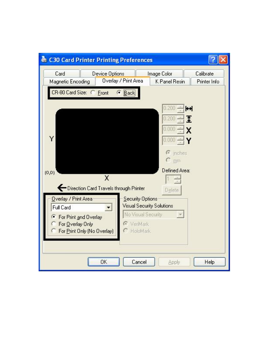 FARGO electronic C30 User Manual | Page 165 / 298