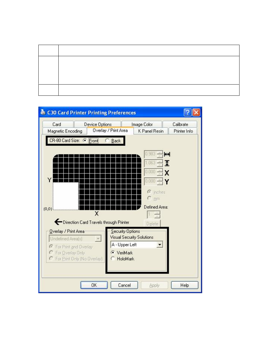 FARGO electronic C30 User Manual | Page 176 / 298