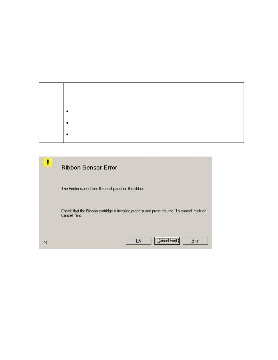 Resolving a ribbon sensor error (ribbon miscue) | FARGO electronic C30 User Manual | Page 70 / 298