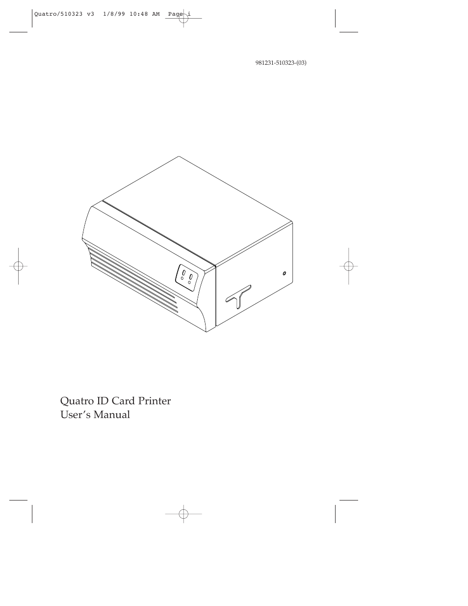 FARGO electronic Quatro ID Card Printer User Manual | 56 pages