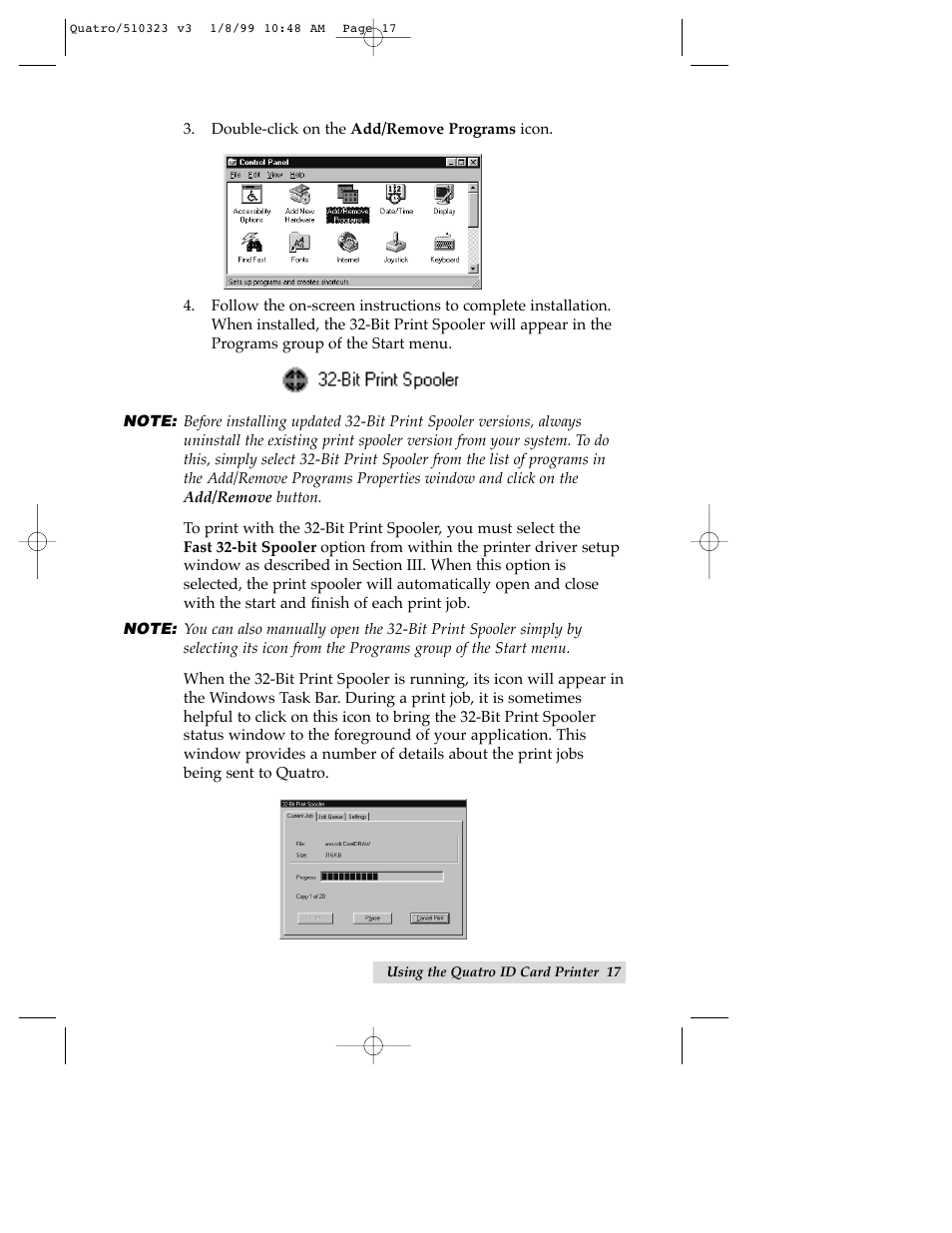 FARGO electronic Quatro ID Card Printer User Manual | Page 21 / 56