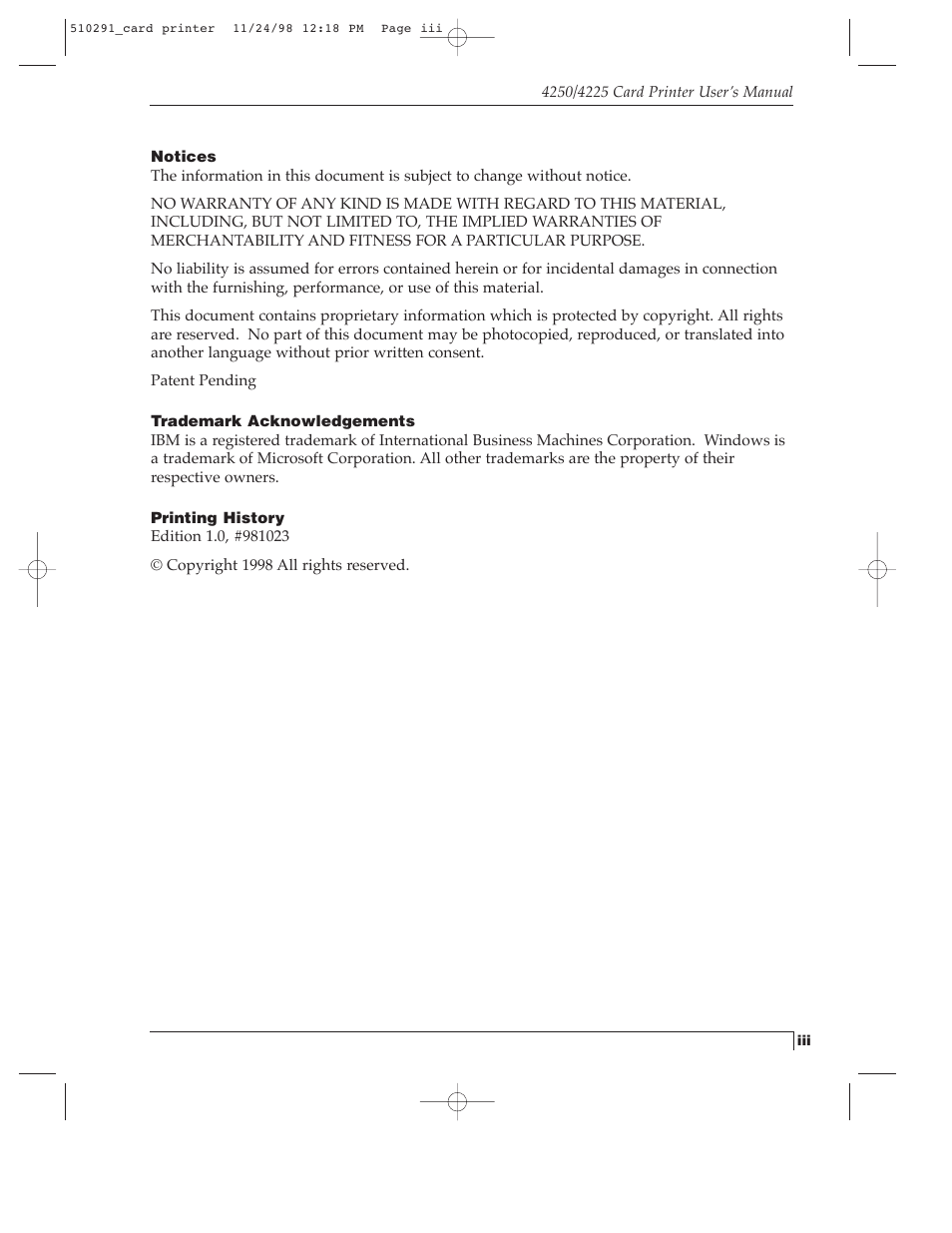 FARGO electronic Card Printer User Manual | Page 2 / 96