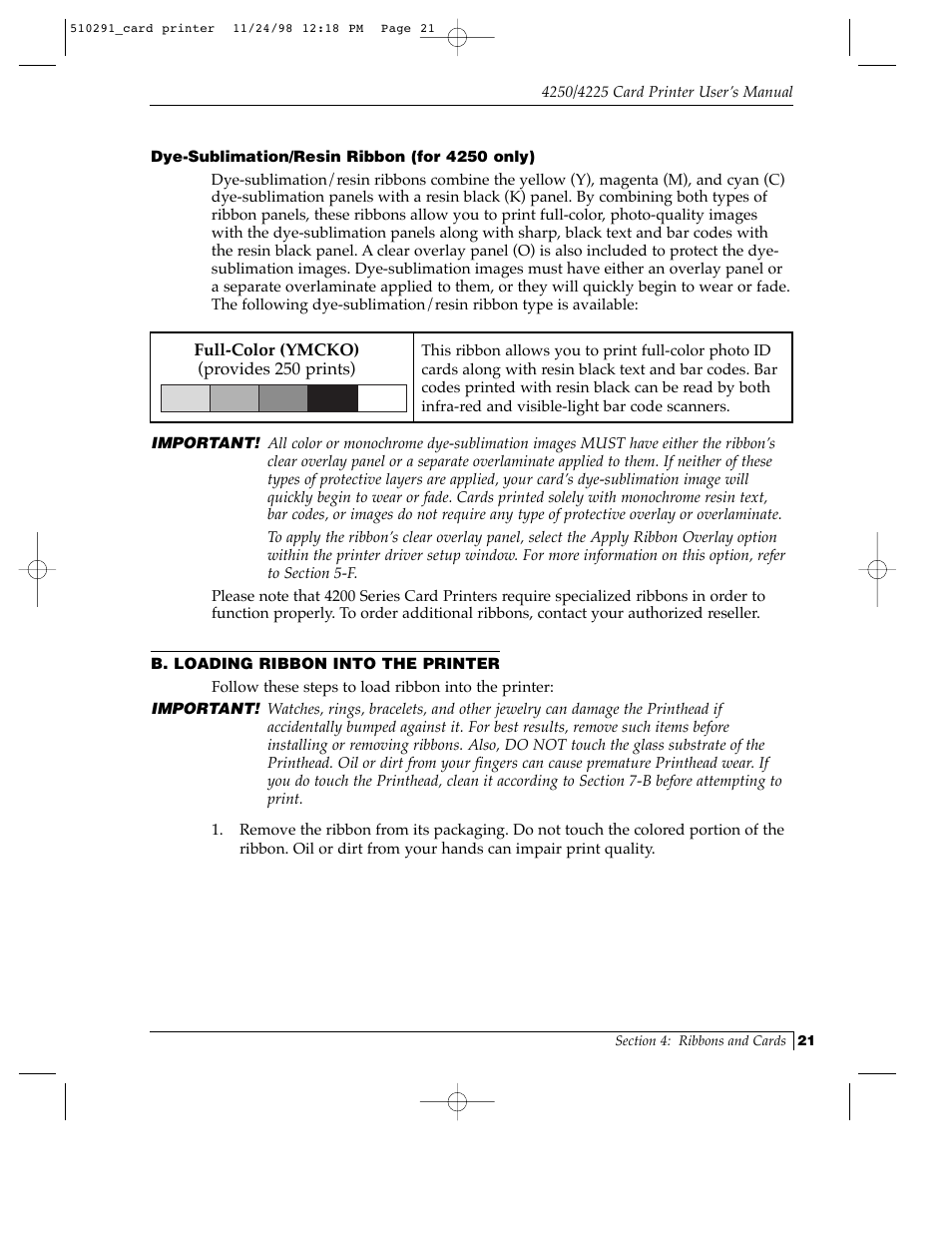 FARGO electronic Card Printer User Manual | Page 26 / 96