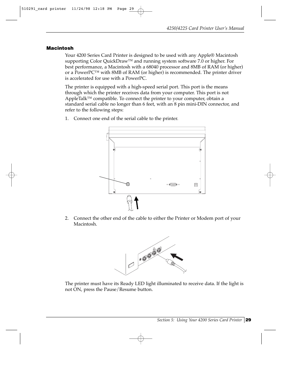 FARGO electronic Card Printer User Manual | Page 34 / 96