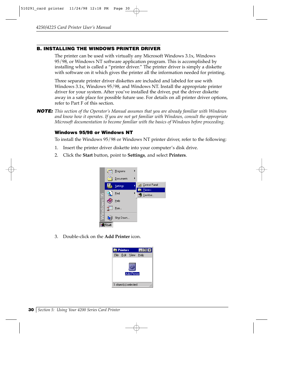 FARGO electronic Card Printer User Manual | Page 35 / 96