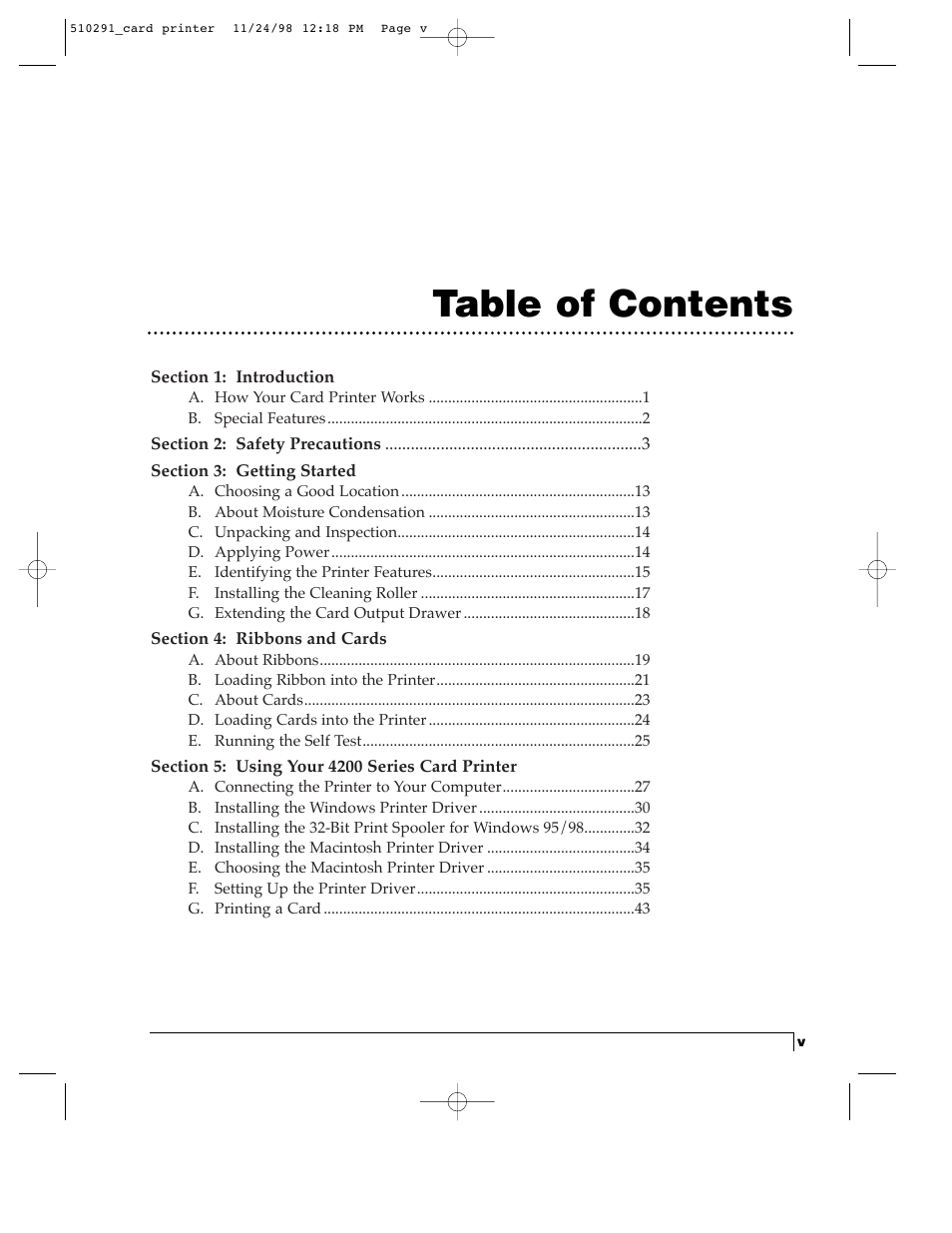 FARGO electronic Card Printer User Manual | Page 4 / 96