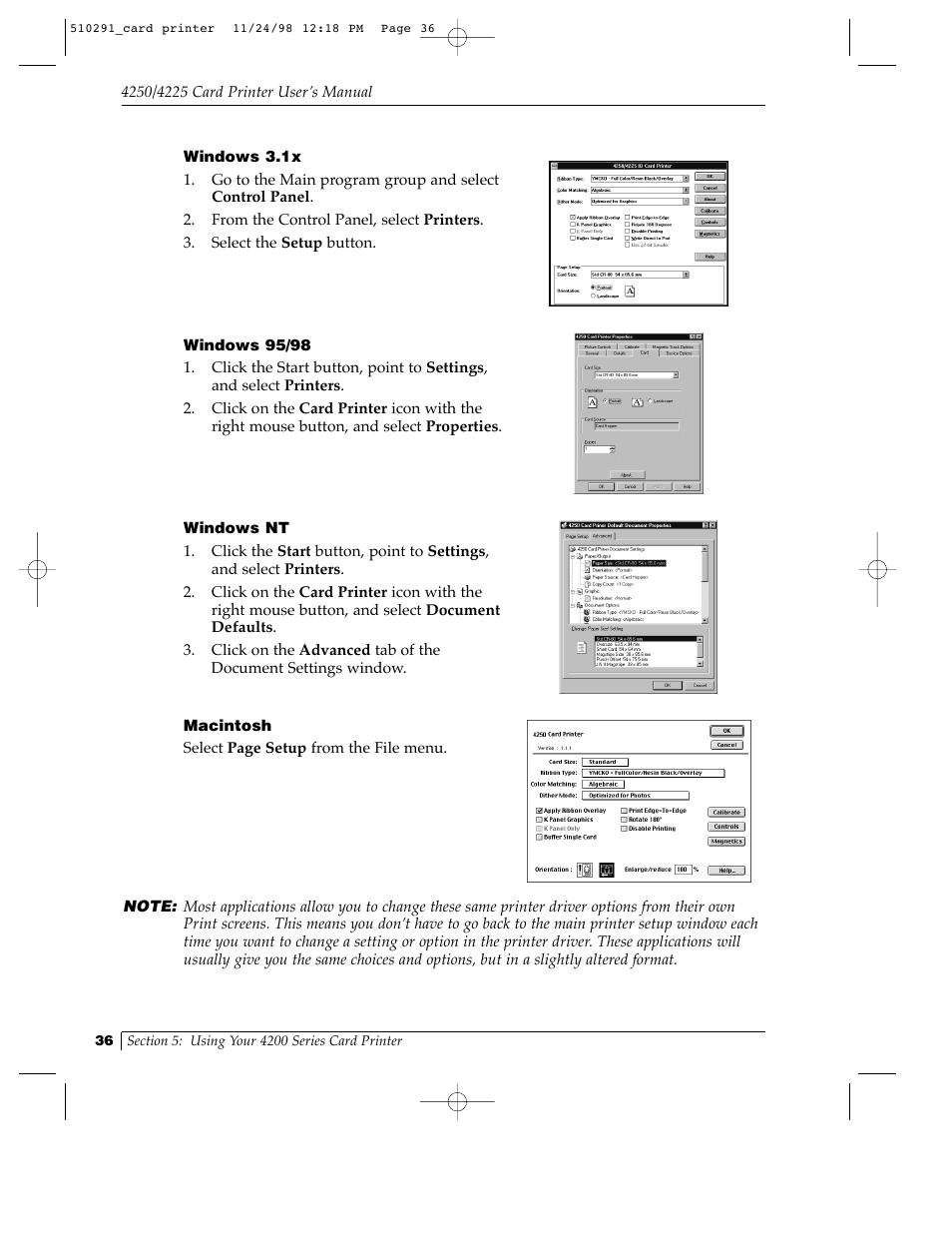 FARGO electronic Card Printer User Manual | Page 41 / 96