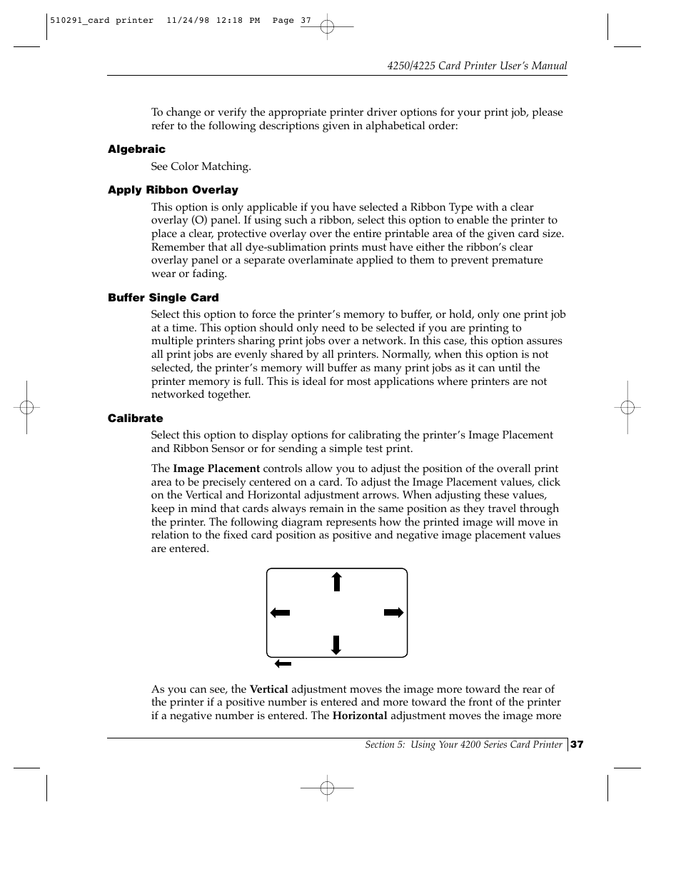 FARGO electronic Card Printer User Manual | Page 42 / 96