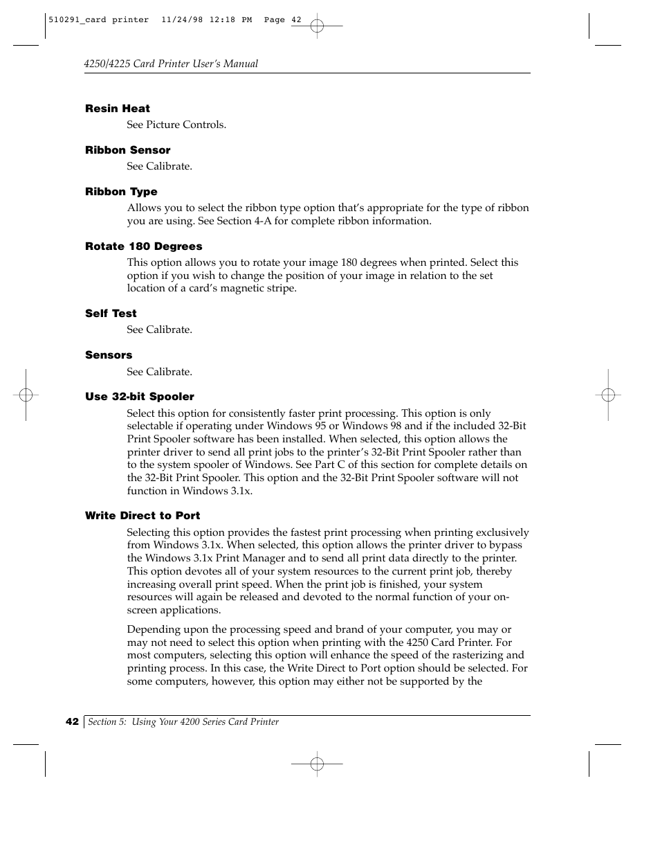 FARGO electronic Card Printer User Manual | Page 47 / 96