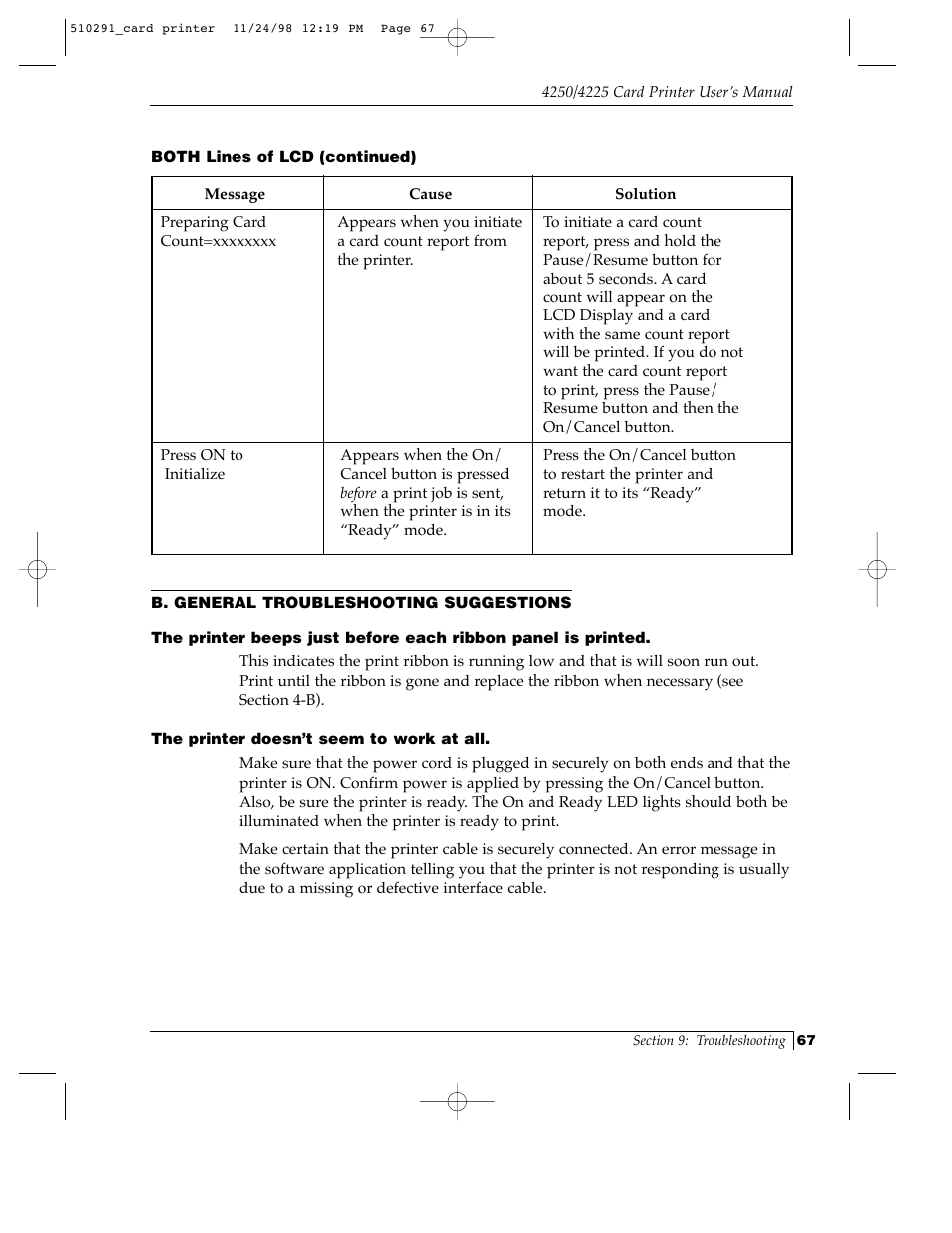 FARGO electronic Card Printer User Manual | Page 72 / 96