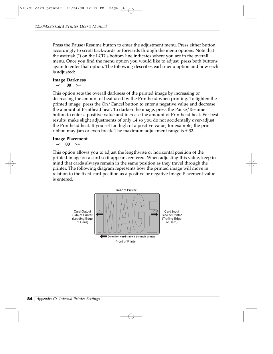 FARGO electronic Card Printer User Manual | Page 89 / 96