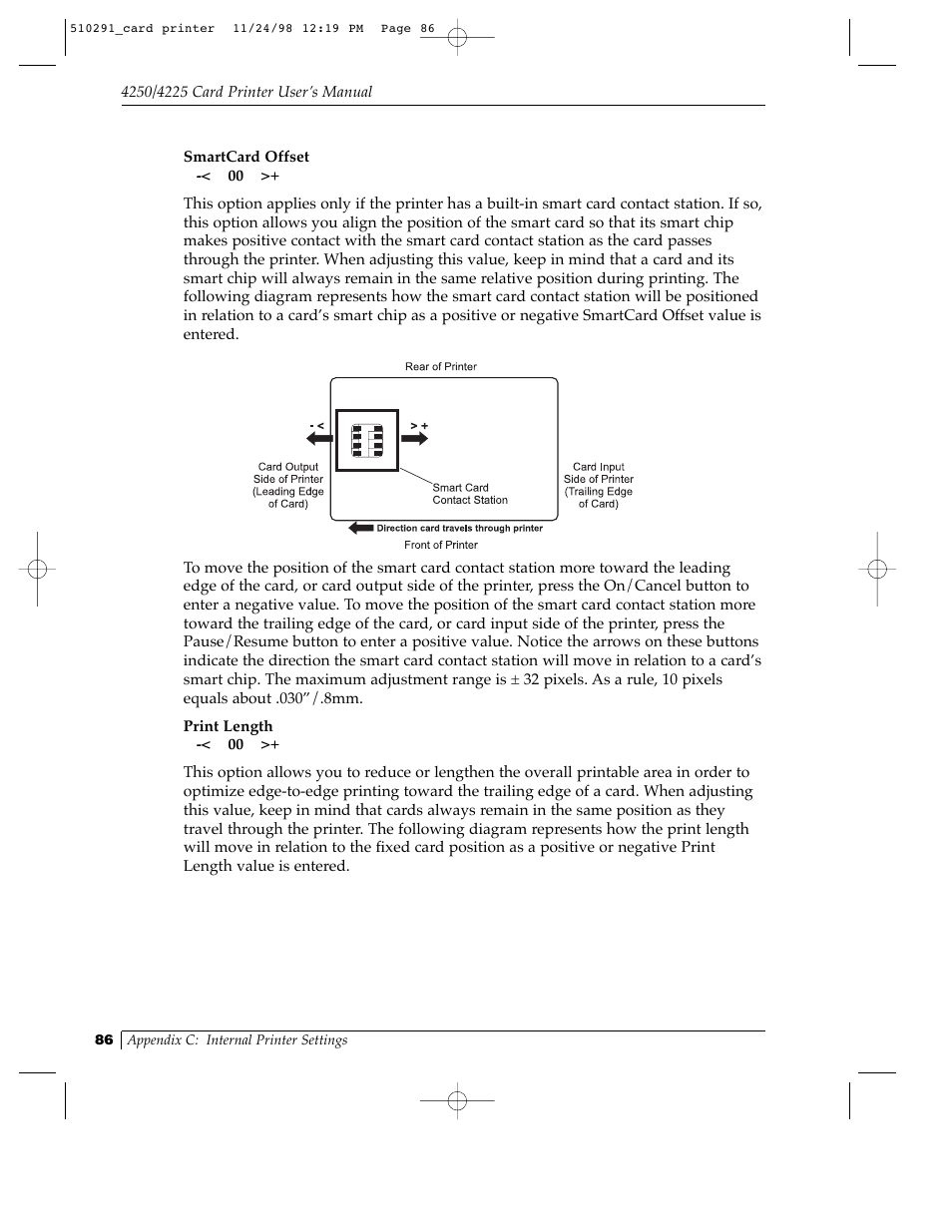 FARGO electronic Card Printer User Manual | Page 91 / 96
