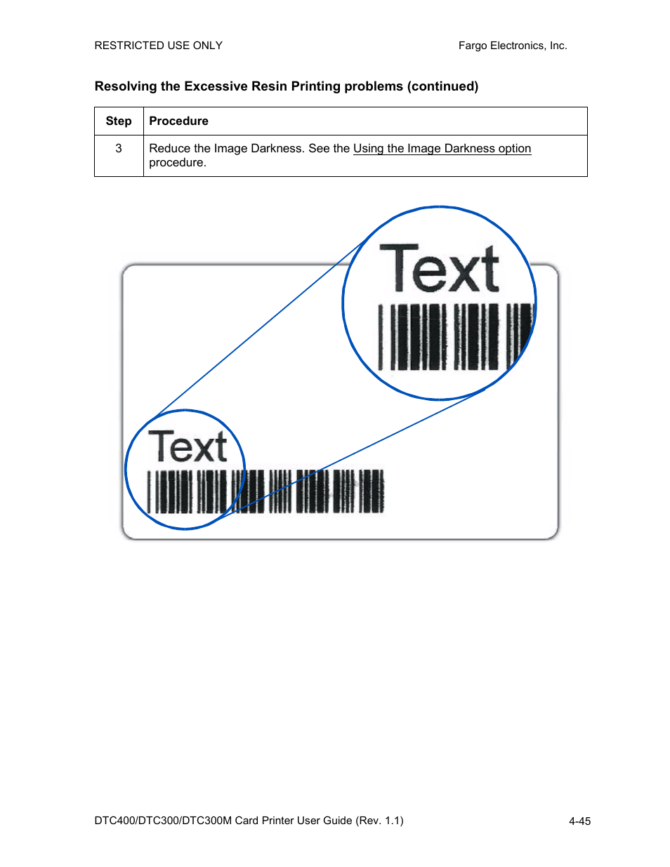 FARGO electronic DTC400 User Manual | Page 102 / 278