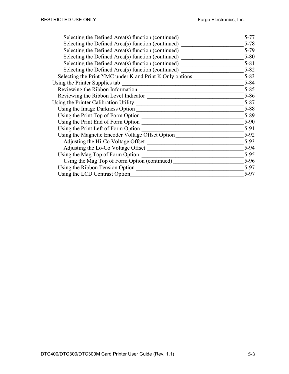 FARGO electronic DTC400 User Manual | Page 113 / 278