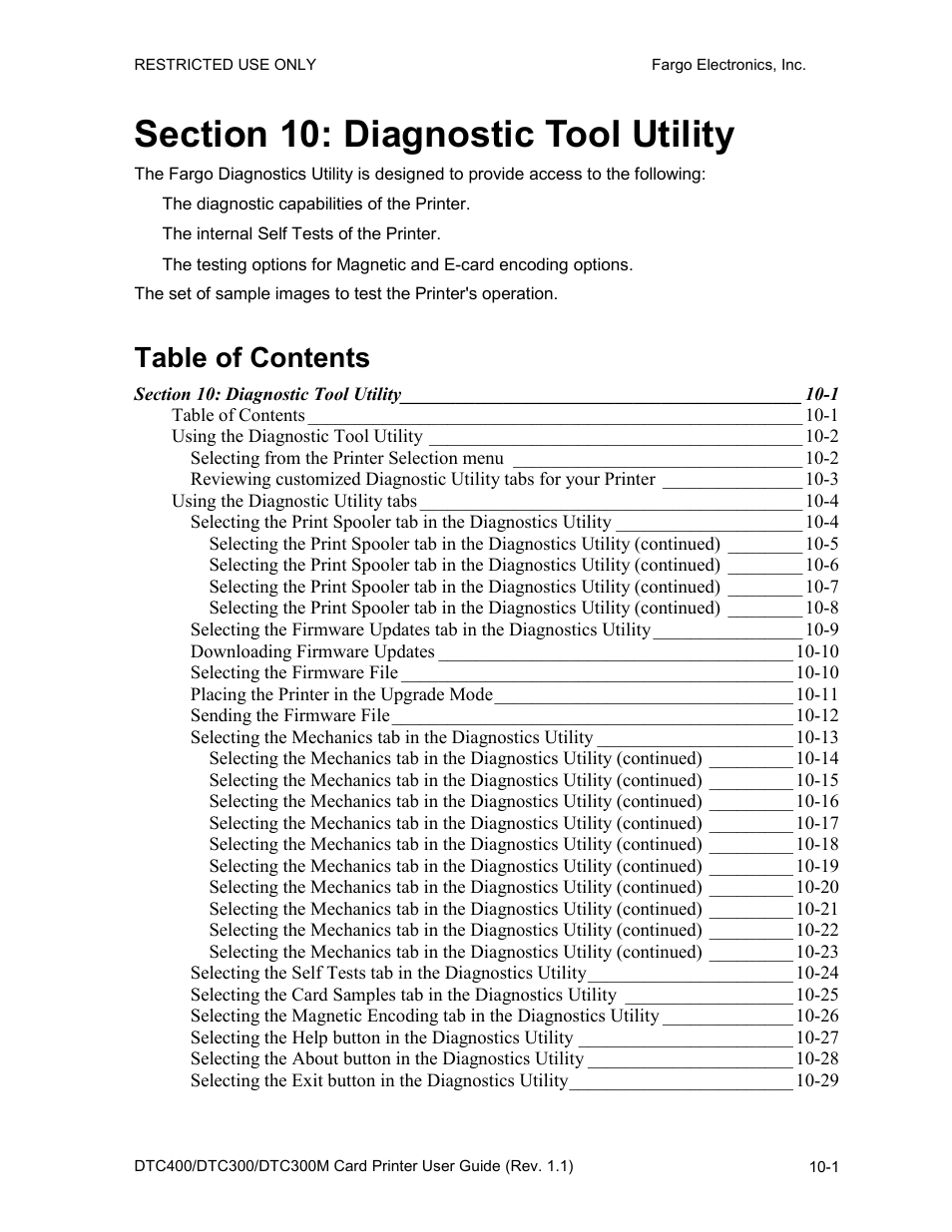 FARGO electronic DTC400 User Manual | Page 219 / 278