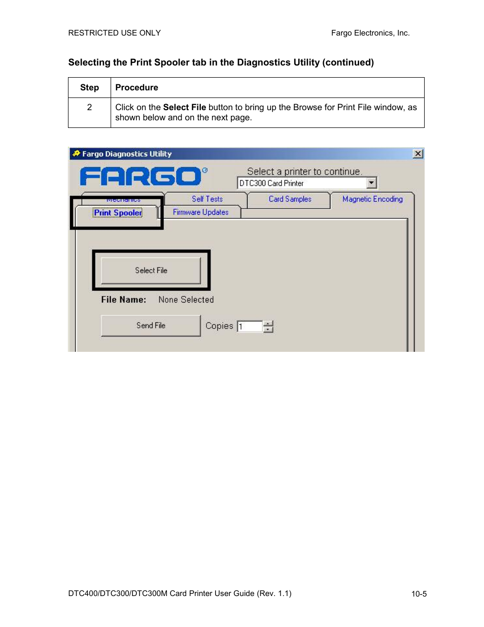 FARGO electronic DTC400 User Manual | Page 223 / 278