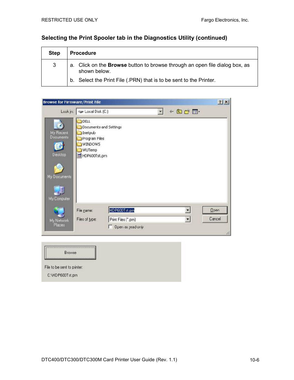 FARGO electronic DTC400 User Manual | Page 224 / 278