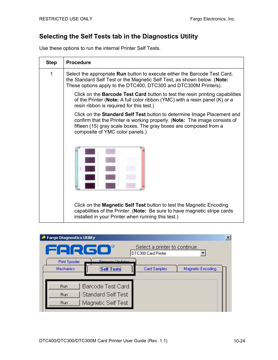 FARGO electronic DTC400 User Manual | Page 242 / 278