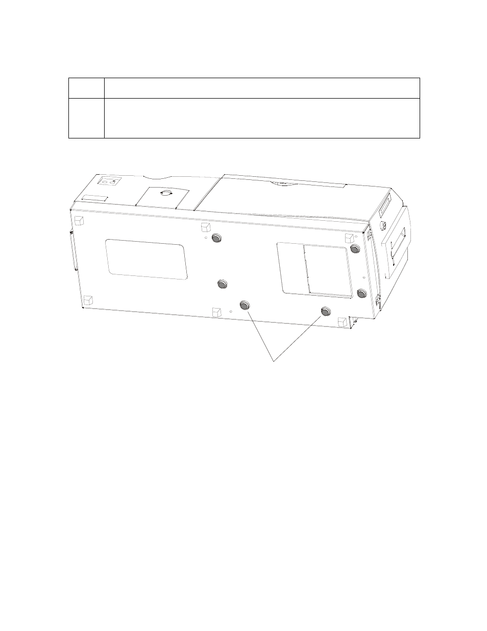 Rubber pads through baseplate | FARGO electronic DTC500 User Manual | Page 148 / 345