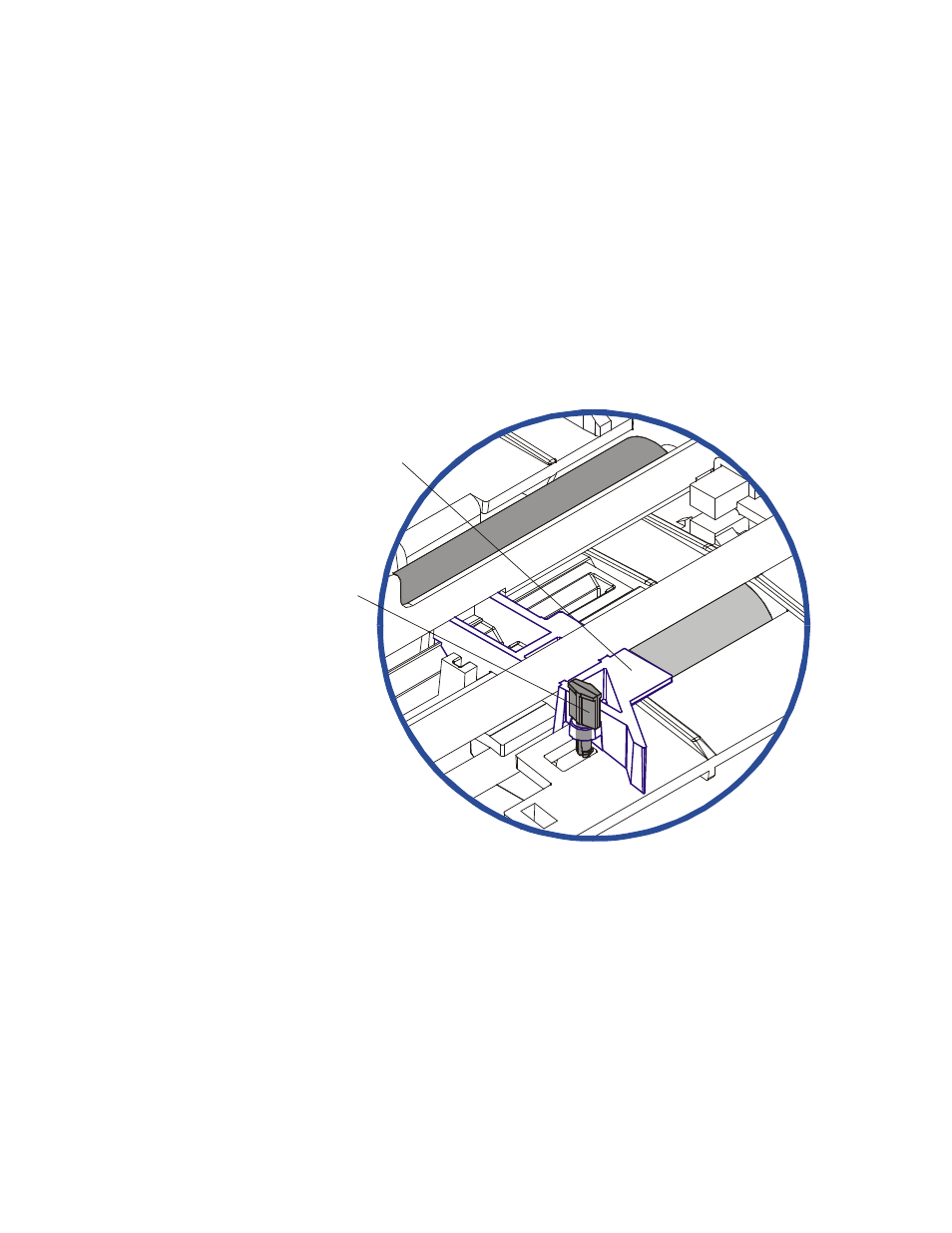 Adjusting the internal card guide, Securing peg internal card guide | FARGO electronic DTC500 User Manual | Page 152 / 345