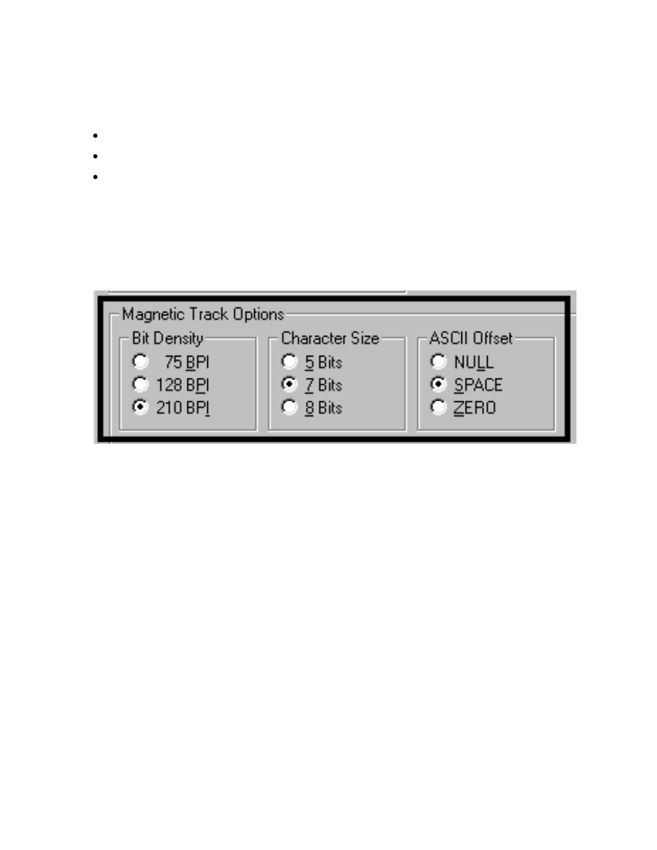 Using the magnetic track options | FARGO electronic DTC500 User Manual | Page 189 / 345