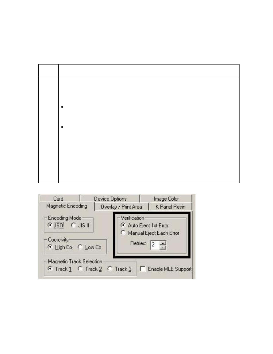 Using the verification option | FARGO electronic DTC500 User Manual | Page 193 / 345