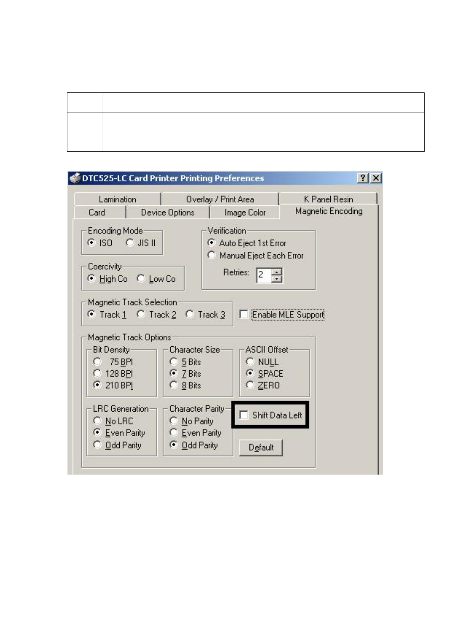 Reviewing the shift data left | FARGO electronic DTC500 User Manual | Page 194 / 345