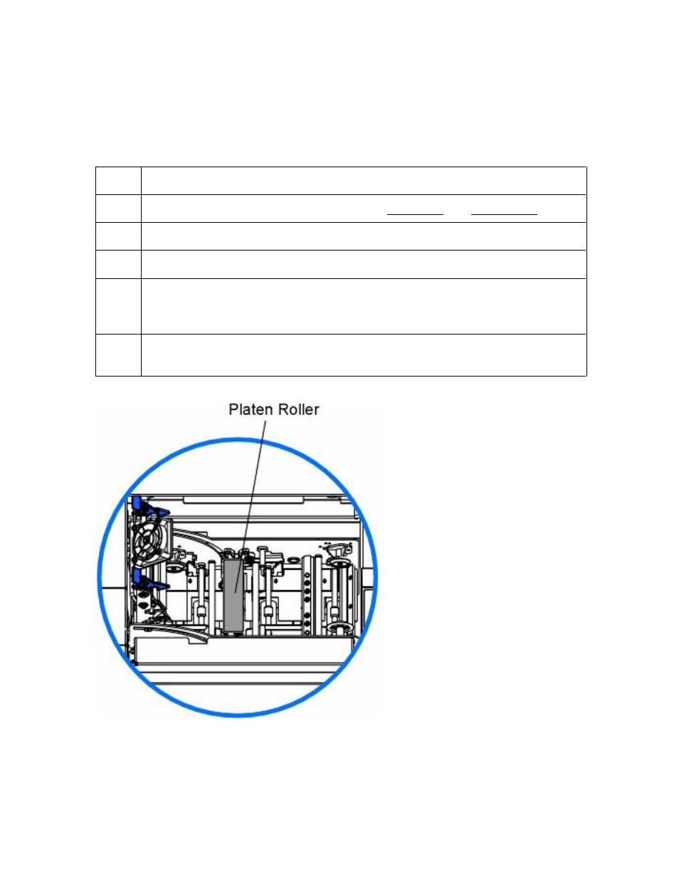 Cleaning the platen | FARGO electronic DTC500 User Manual | Page 242 / 345