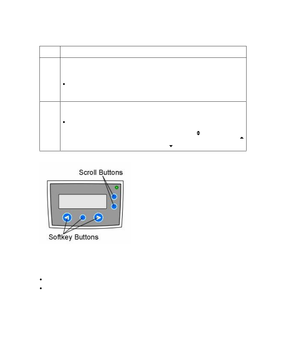 Accessing the menu option structure tree, Using the softkey and scroll buttons | FARGO electronic DTC500 User Manual | Page 252 / 345