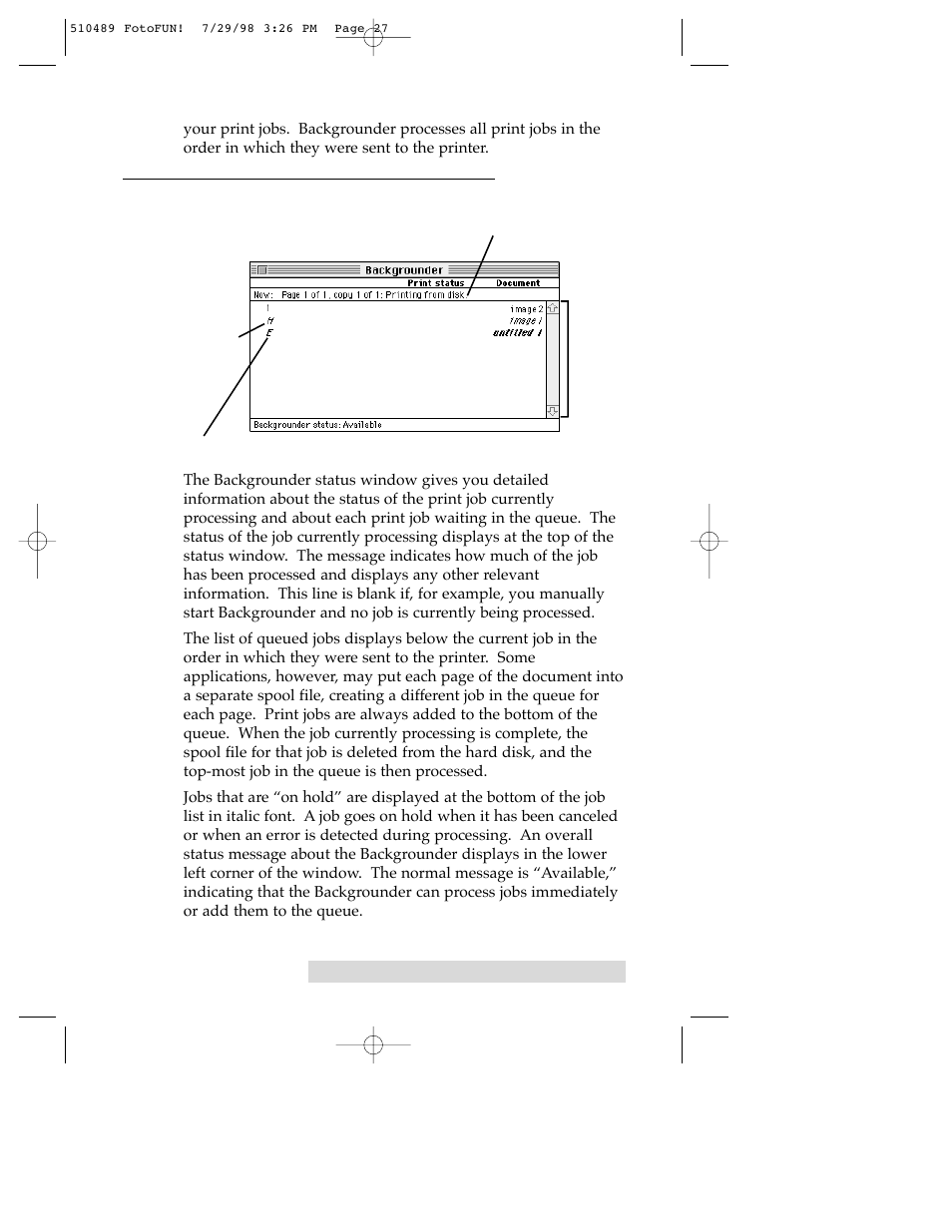 FARGO electronic FOTO 970627-510489-(04) User Manual | Page 29 / 40