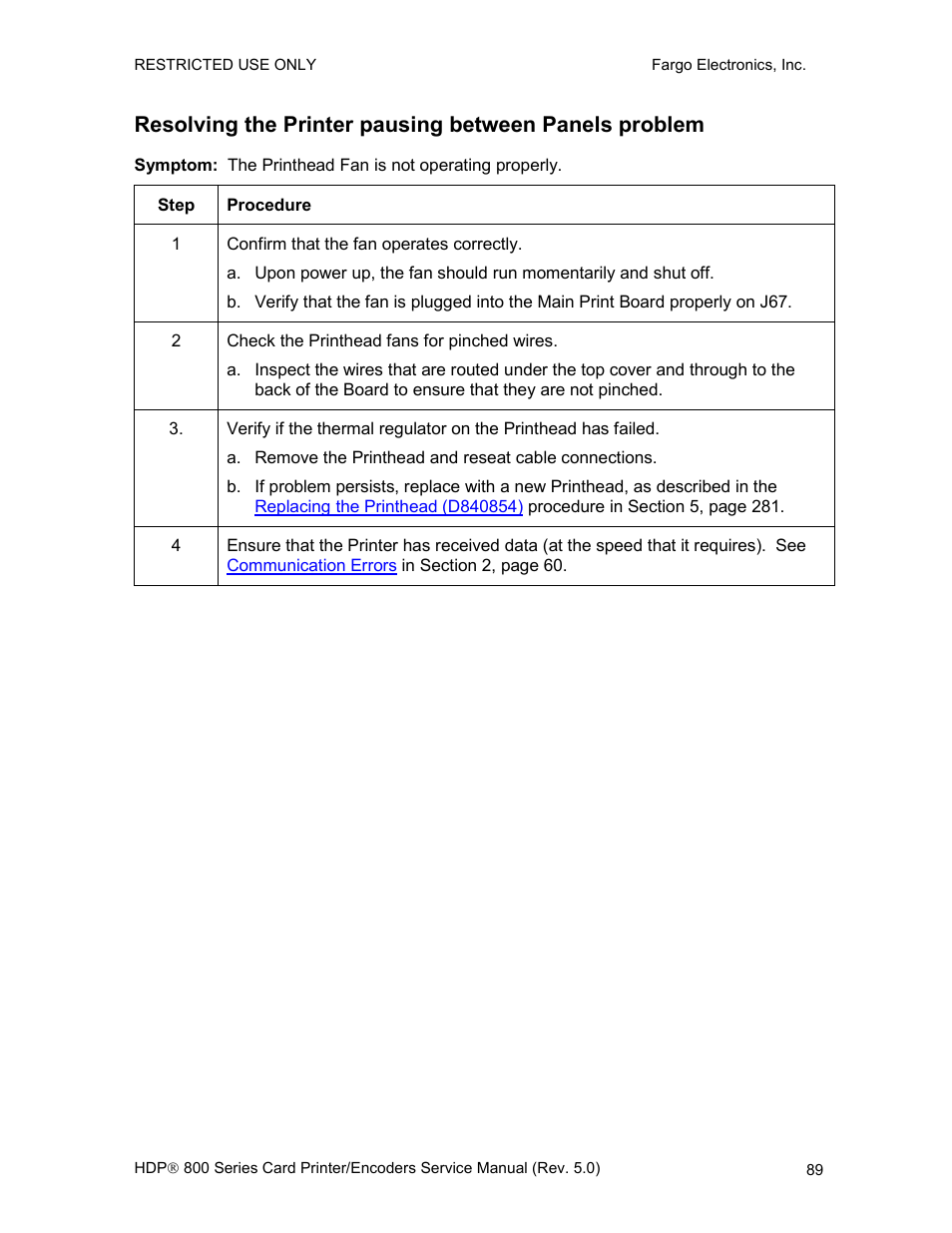 FARGO electronic HDP820 User Manual | Page 103 / 370