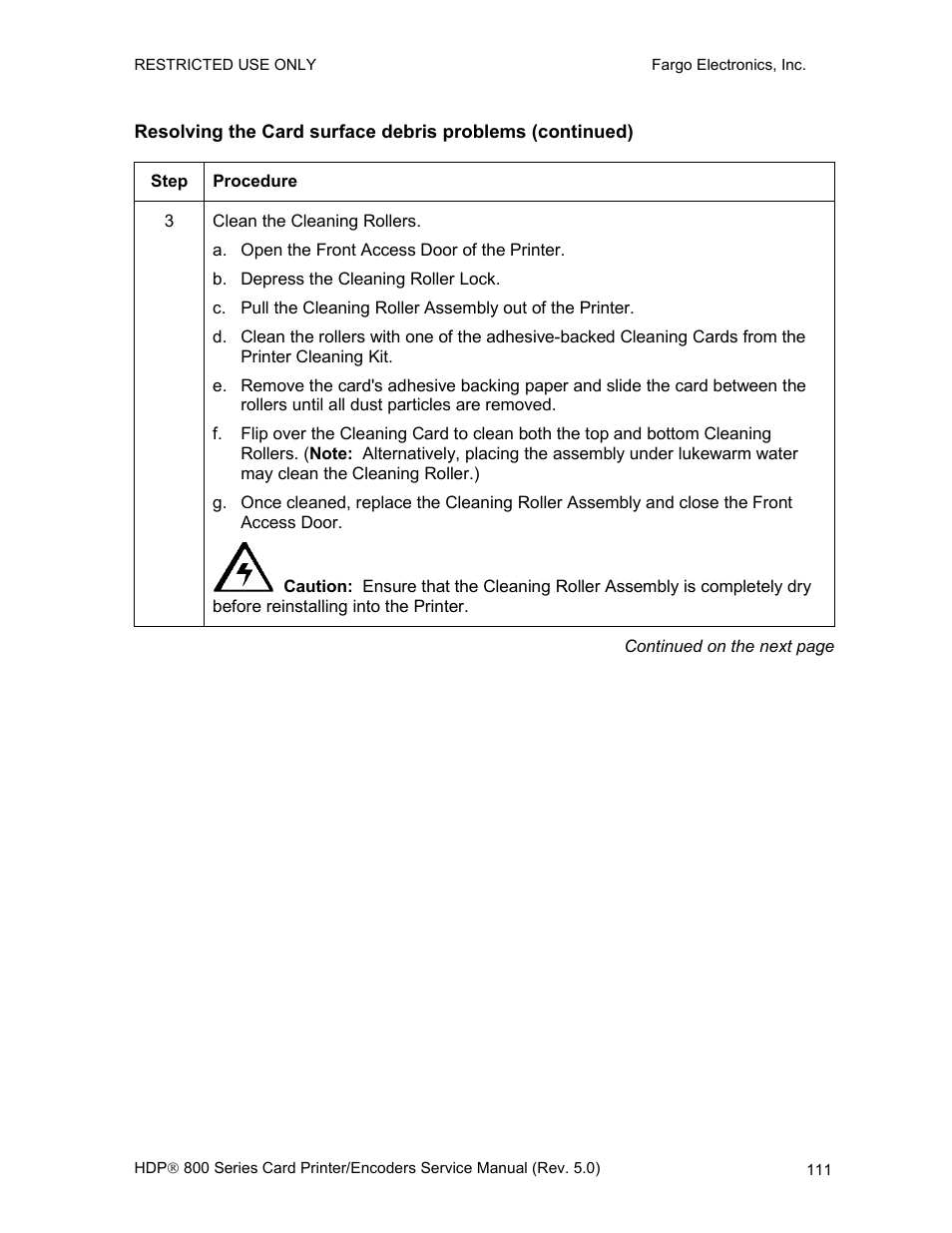 FARGO electronic HDP820 User Manual | Page 125 / 370
