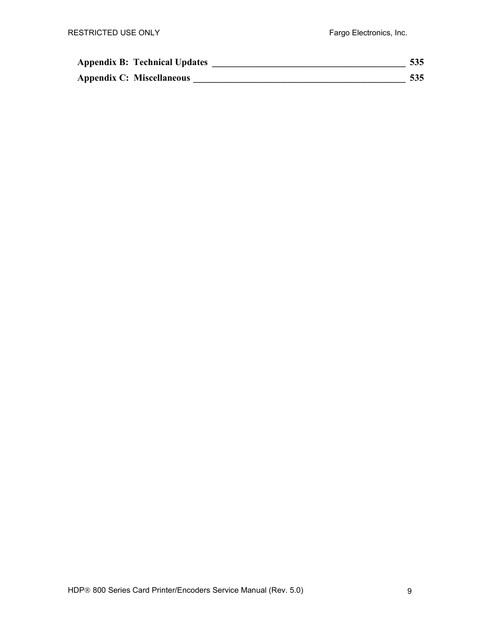 Section 1: specifications | FARGO electronic HDP820 User Manual | Page 23 / 370