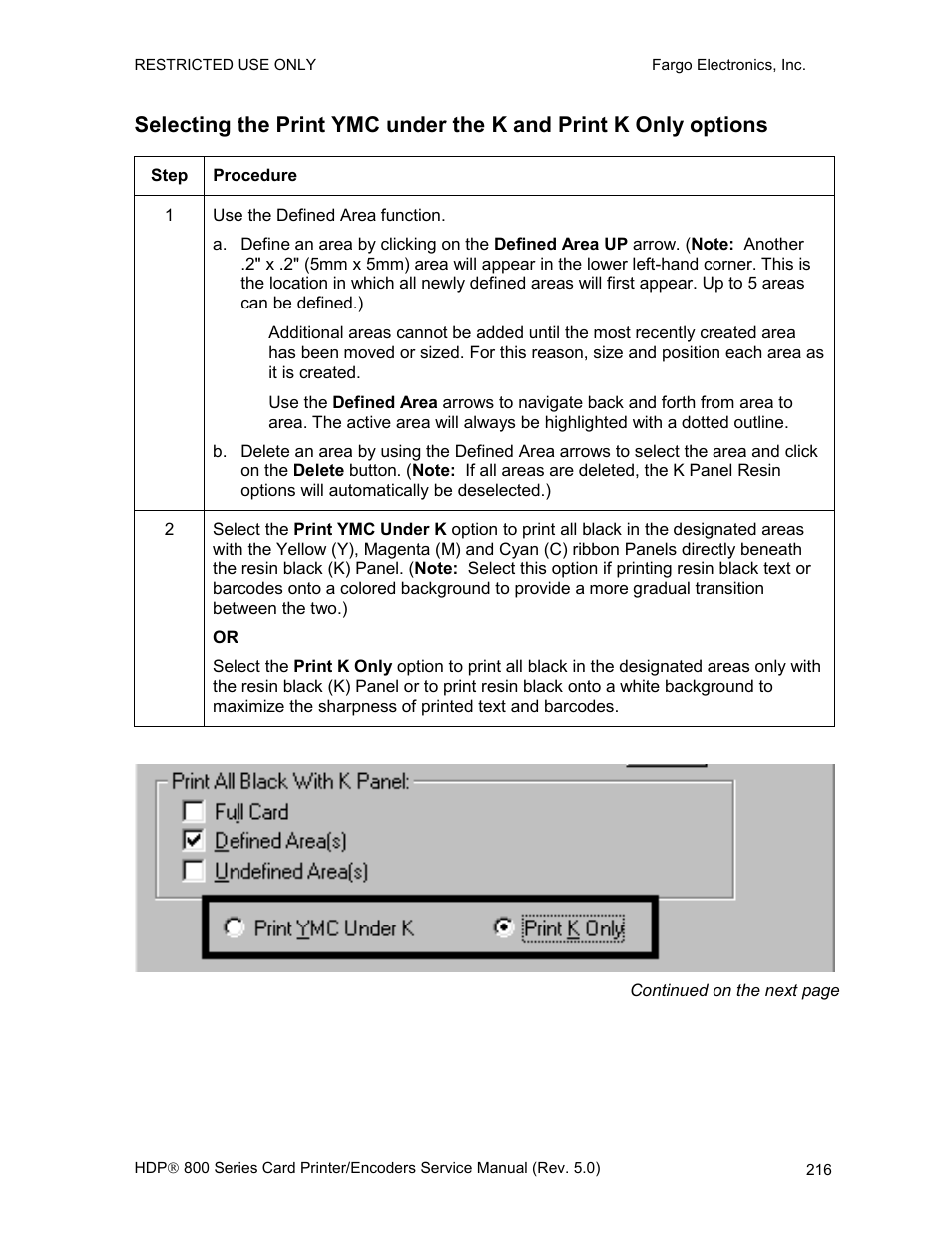 FARGO electronic HDP820 User Manual | Page 230 / 370