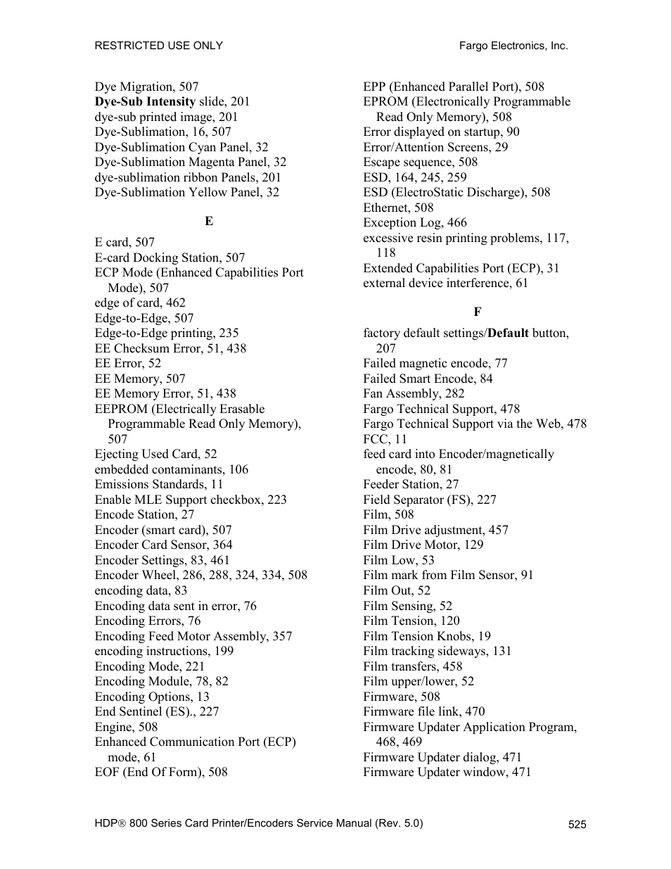 FARGO electronic HDP820 User Manual | Page 360 / 370