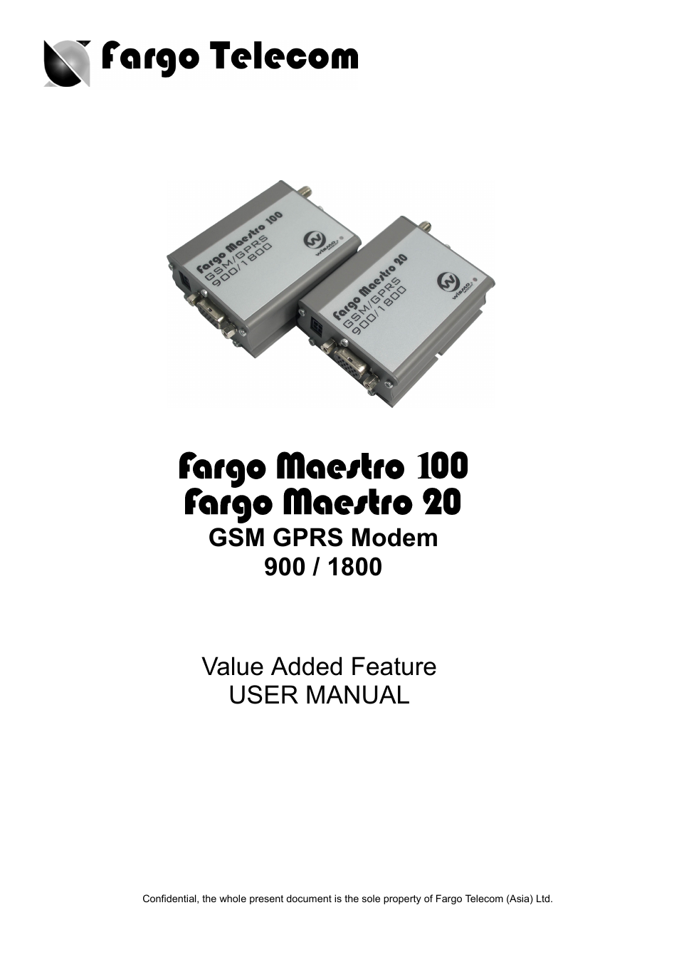 FARGO electronic Maestro 900 User Manual | 23 pages