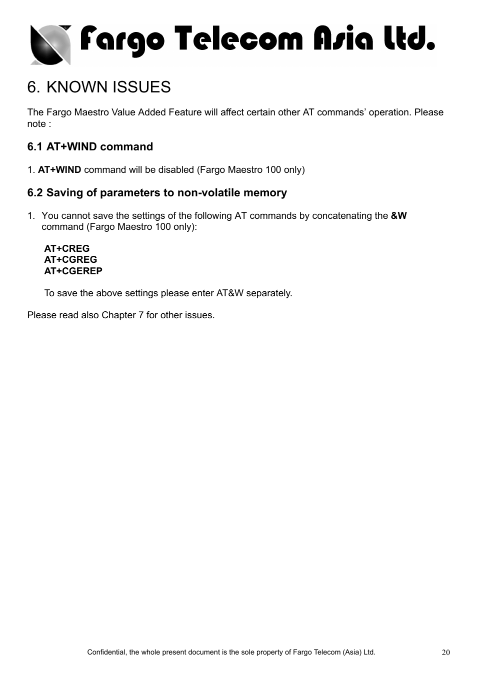 Known issues | FARGO electronic Maestro 900 User Manual | Page 22 / 23