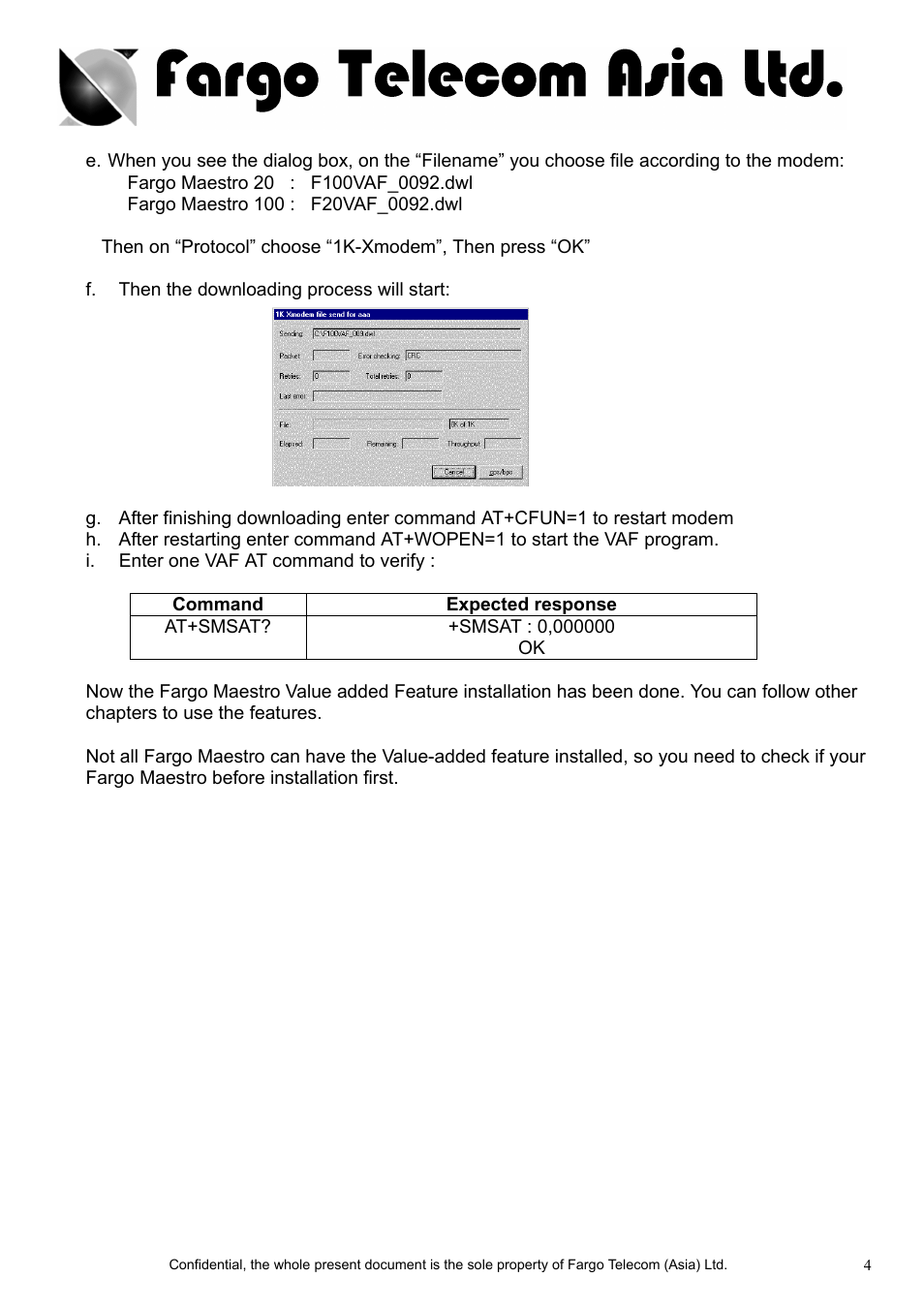 FARGO electronic Maestro 900 User Manual | Page 6 / 23