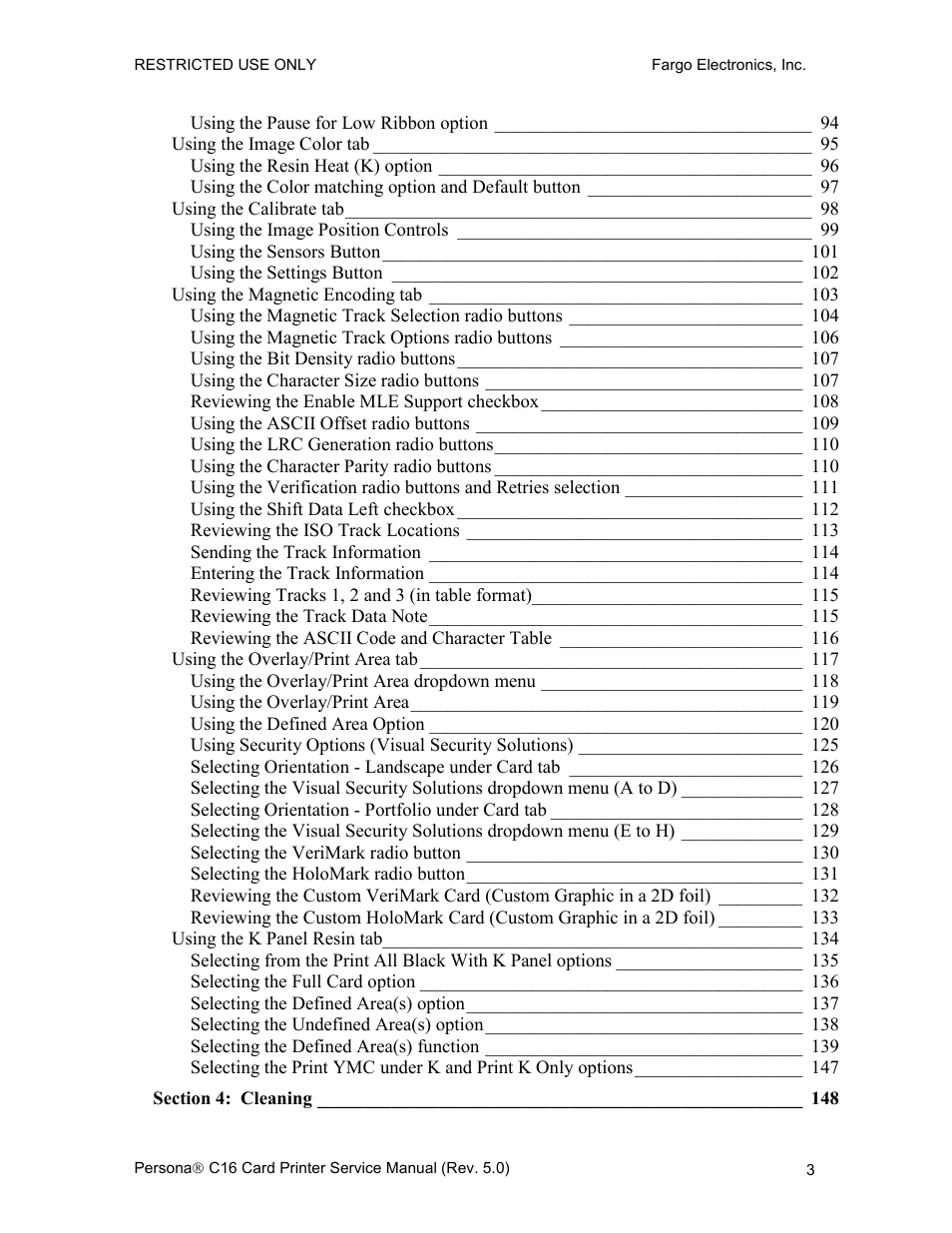 FARGO electronic C16 User Manual | Page 12 / 259