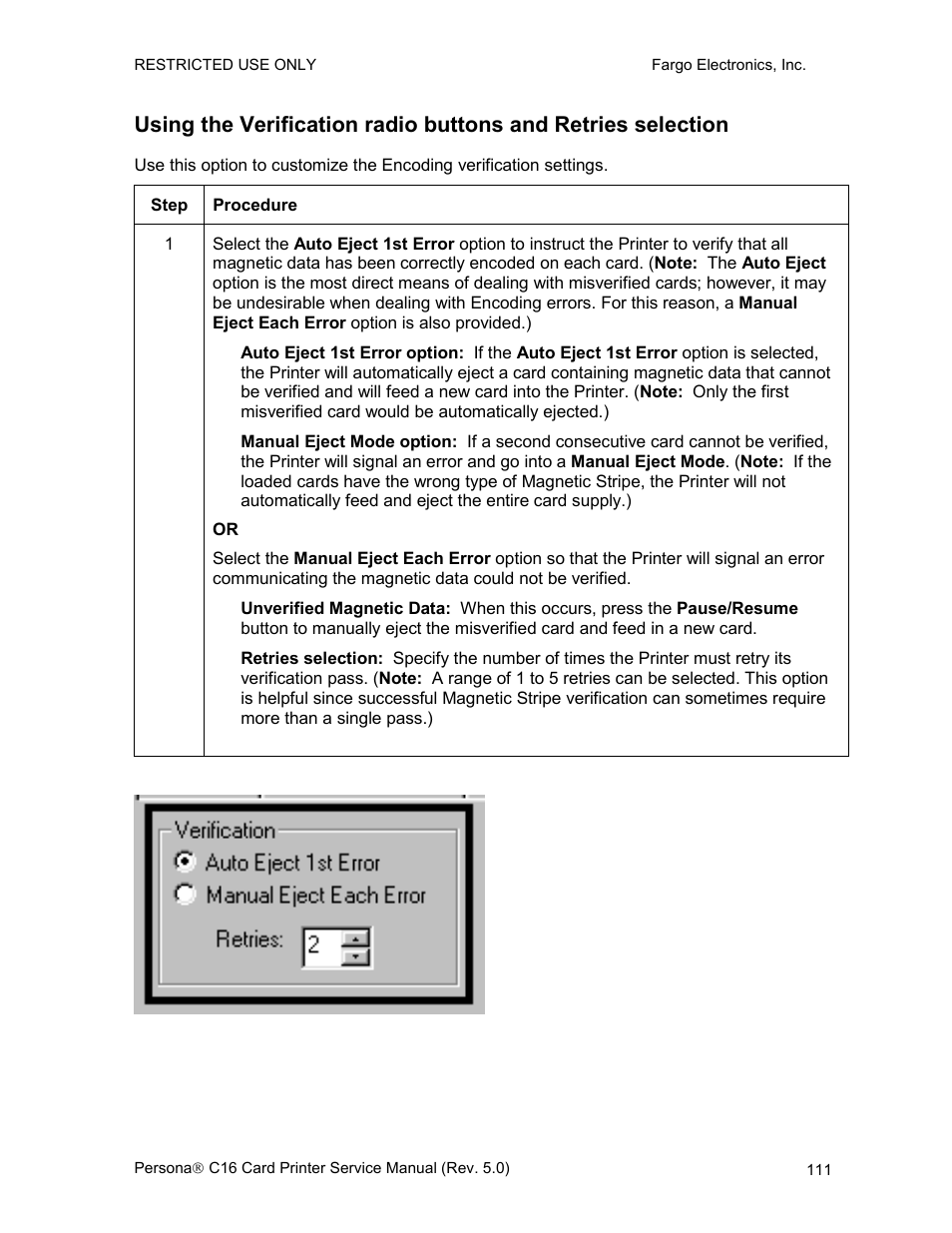 FARGO electronic C16 User Manual | Page 120 / 259